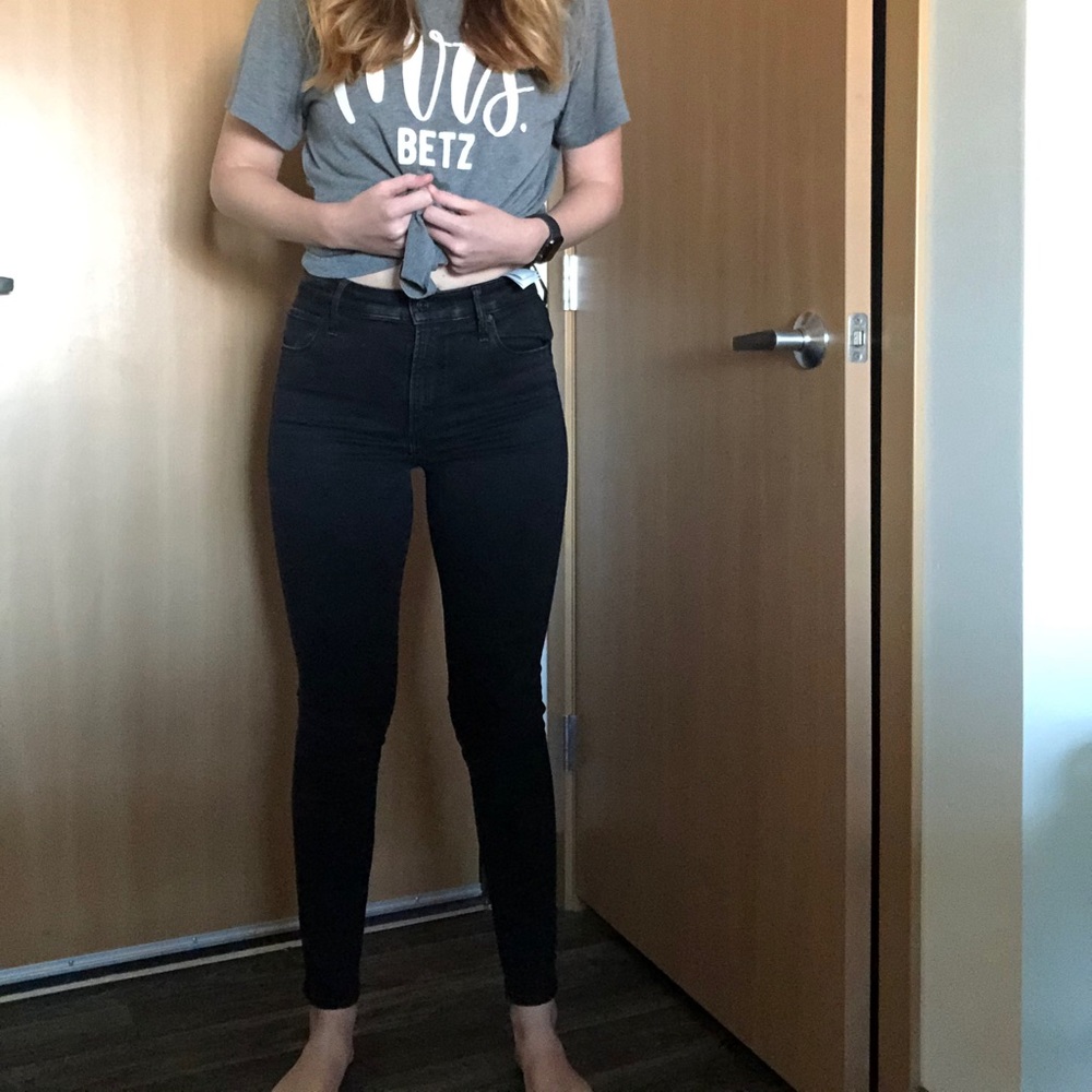 Abercrombie and Fitch High Waisted Jeans